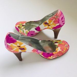 Style & Co Floral 3.5” Pumps